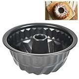 【Tamaño perfecto】: Diámetro exterior 11 * diámetro inferior 7,5 * altura 4,8 cm de moldes Kouglof, adecuado para hacer kouglof para 1-2 personas.