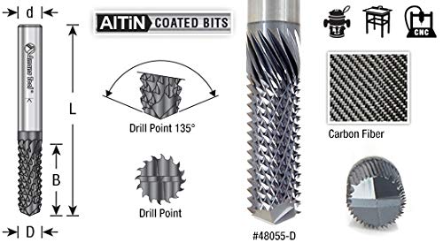 Miniatura 2 de Amana Tool - 48050-D de alto rendimiento de fibra de vidrio de carburo sólido y corte compuesto 18 D