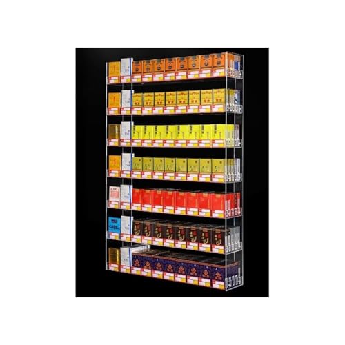 Présentoir à cigarettes pour supermarché avec étagère de comptoir de vente au détail