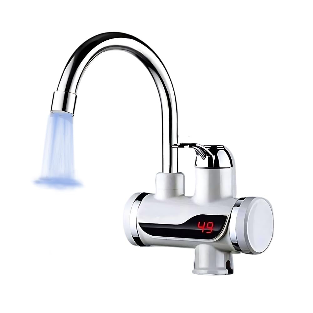 Lambent 𝟏𝟓 𝐘𝐞𝐚𝐫𝐬 𝐆𝐮𝐚𝐫𝐚𝐧𝐭𝐞𝐞 Quick Heating Mini Instant Tap Geyser, Instant Hot Water Heater Tap, Kitchen Bathroom Winter Geyser-image-38