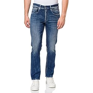 Lee Brooklyn L452DJ44 Heren Jeans Regular Fit Straight Leg Stonewash