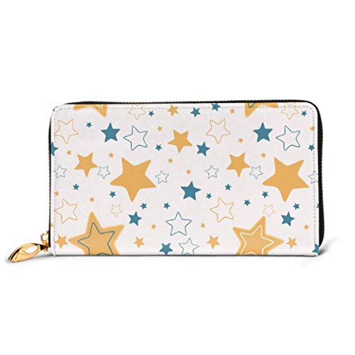 Preisvergleich Produktbild JHGFG Mode Handtasche Reißverschluss Brieftasche Niedlicher Cartoon Sternenhimmel Hand Telefon Kupplung Geldbörse Abendkupplung Blockieren Leder Brieftasche Multi Card Organizer