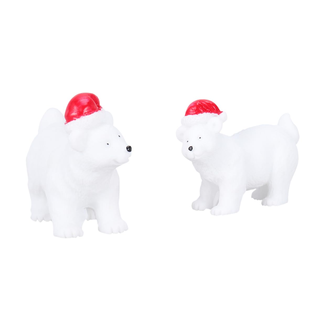 6pezzi Orsetti di Natale in Miniatura Decorazioni Natalizie in Ornamenti Natalizi per Micro-paesaggio Decorazioni da Scrivania per Casa e Ufficio Stili multipli
