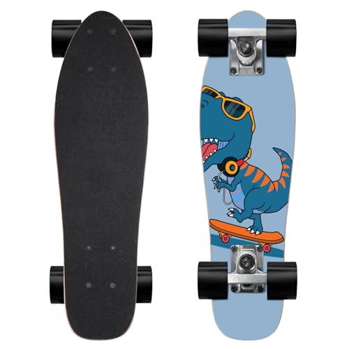 Image of KO-ON Skateboard Complete Skateboards 22 Inch Mini Cruiser Skateboards for Beginners Kids Boys and Girls