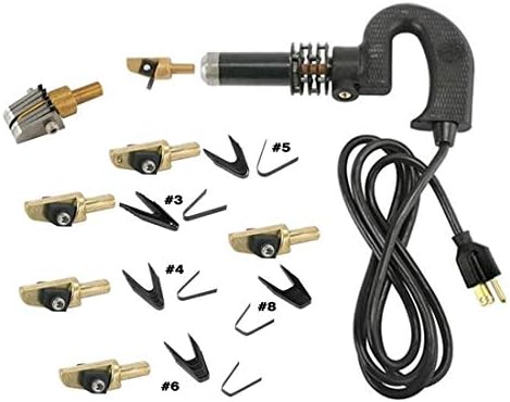 Ideal 125 Mega Tire Groover Kit with Multi Siper Tool - 250W, Adjustable Groove Depth, Fits All Speedway Motors & Ideal Heads, Enhances Traction & Heat Management for Dirt Racing