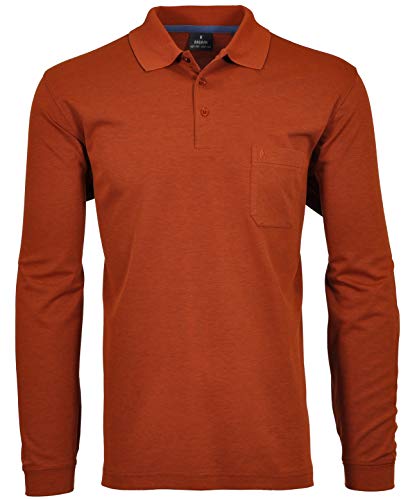 Preisvergleich Produktbild Ragman Herren-Poloshirt, Orange, XL