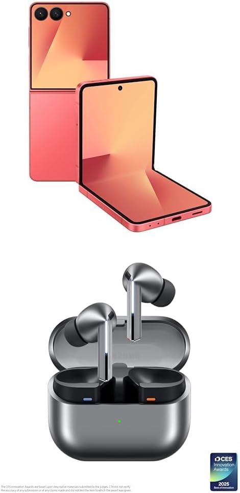 Samsung Galaxy Z Flip7 512GB Unlocked AI Smartphone, Cora...