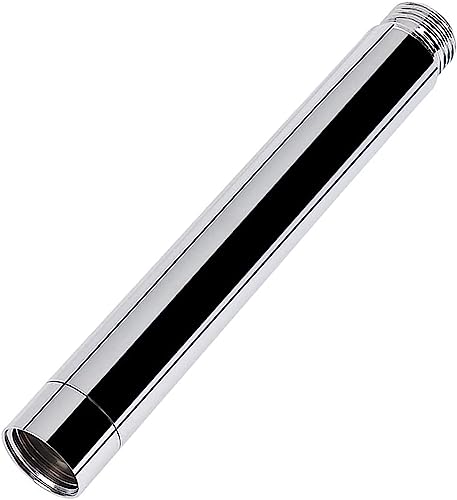 Extensión de cabezal de ducha G1/2'', cromo, 40 cm, acero inoxidable, tubo de extensión para...