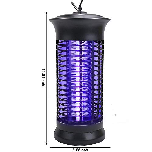Bug Zapper Electric Indoor Insect Killer Suspensible Uv Light | Mosquito Killer Bug Fly Pests Attractant Trap Zapper Lamp W/Powerful 1000V Grid For Indoor Home Bedroom,Kitchen, Office #TOP6
