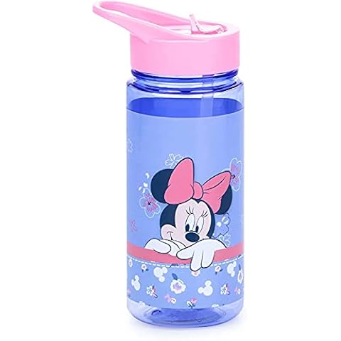 Scooli Aero Re-usable Plastic Drinking Bottle Minnie Mouse 500ml Cover