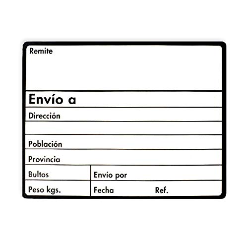 1000 Etiquetas adhesivas ENVIO. Medidas Etiqueta 125x097mm.