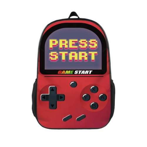 Gamer Backpack 17 Inches Large Capacity Casual Cartoon Game Backpack