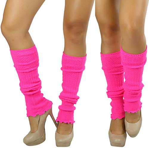 Image of ToBeInStyle Women's Ribbed Acrylic Footless Leg Warmers