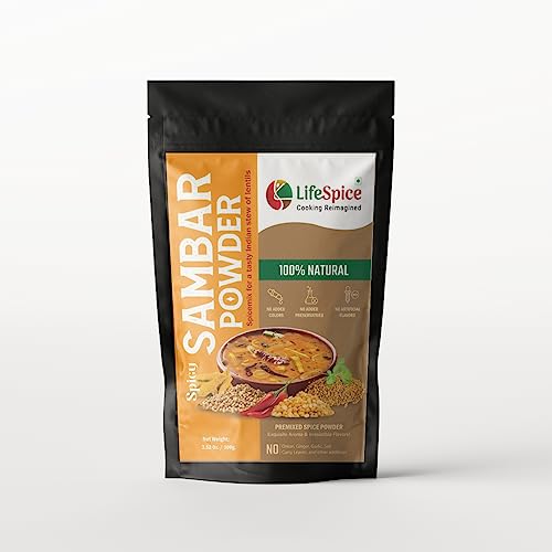 See full amazon price history chart for LifeSpice Cooking Reimagined Spicy Sambar Powder-100G Pouch|With Natural Phytochemicals|In A Easy Use Zip-Lock Pouch LifeSpice Cooking Reimagined Spicy Sambar Powder-100G Pouch|With Natural Phytochemicals|In A Easy Use Zip-Lock Pouch (B0C4HY2THF) Amazon Price History, Amazon Price Tracker