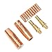 Welding Torch Accessory Kit 14PCS Set Brass Red Copper Gas Nozzles Diffusers Electrodes for Magnum 100L Tweco Mini 1 MIG Welding Guns