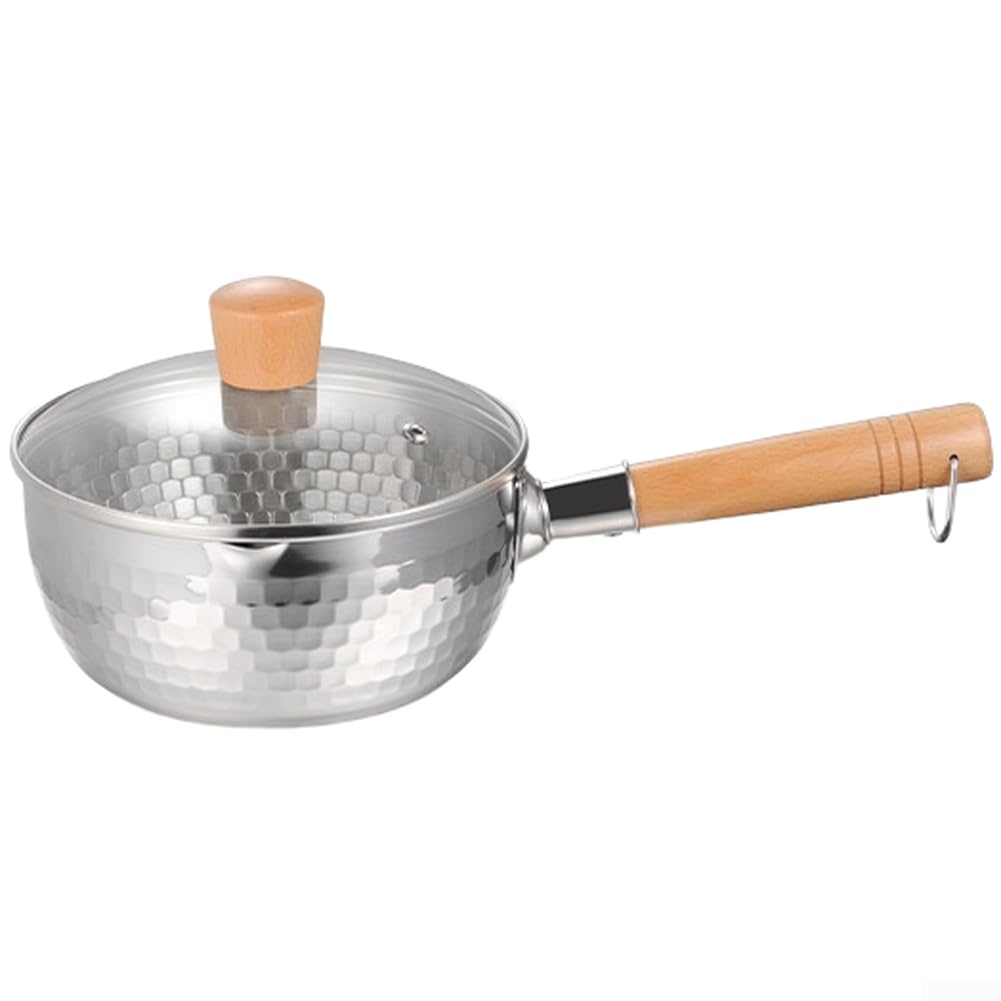 Olla de nieve japonesa de acero inoxidable antiadherente para cocina de inducción y gas
