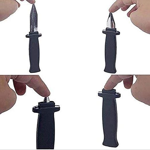 Baal Prank Knife Toy Tricky Knife Dagger with Blade Toy for Boys and Girls Prank Items (Set of 2)