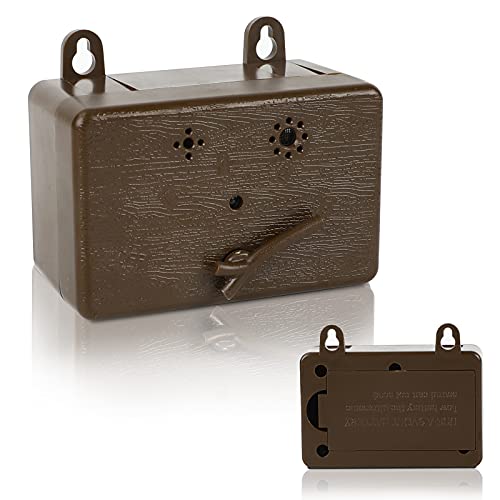SUDOO Anti Barking Device, Ultrasonic Dog Barking Control Device, Ultrasonic Dog Bark Deterrent, Mini Anti Dog Barking Device Outdoor Up to 50 Feet Range for All Dogs Indoor & Outdoor(Brown)