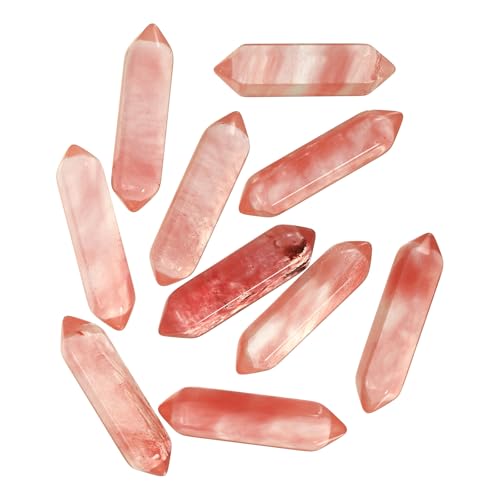 Pink Carnelian Quartz Crystals