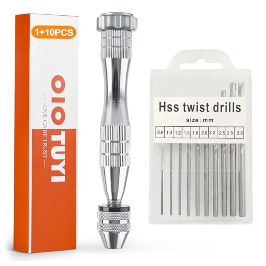 OioTuyi Mini Pin Vise Drill Set