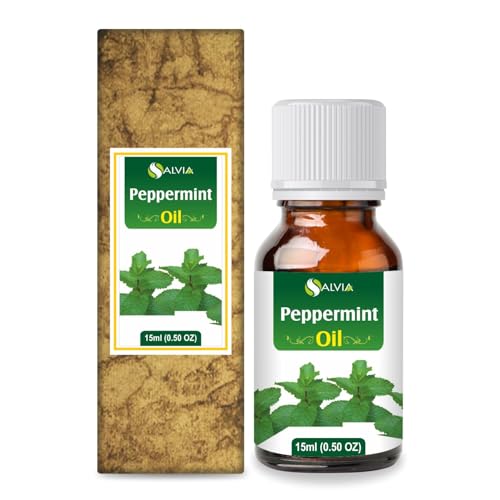 Image of Salvia Peppermint Oil (Mentha piperita) Essential Oil for Aromatherapy & DIY Blends - Fresh Mint Oil for Skincare, Massage & Fragrance Use - 15 ml / 0.50 fl oz