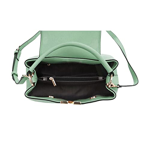 Image of EVVE Women's Small Satchel Bag Classic Top Handle Purses Fashion Crossbody Handbags with Shoulder Strap