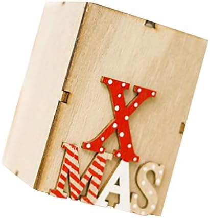 NC NC Christmas Wood Tealight Candle Holder Wooden Candlestick Home - Reindeer - Xmas