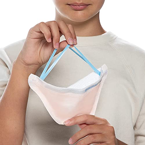 HALYARD FLUIDSHIELD N95 Respirators, ASTM Level 3 Face Mask, Small Size, Orange, 46827 (Box of 35)