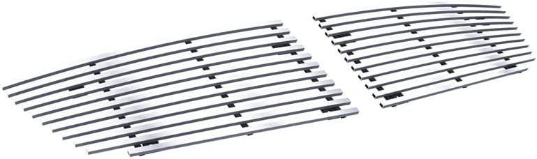 APS Chrome Billet Grille Grill Insert Compatible with Mercedes-Benz S550 S600 2007 2008 2009 2010 2011 Main Upper N19-A69566Z