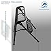 Universal SUV Tire Ladder Car Step, Foldable, Height Adjustable, Can Hold up to 30 Inch Tires,Fit for Tacoma;4runner; RAV4;Wrangler;Forester;Pickup Truck and SUV Accessories