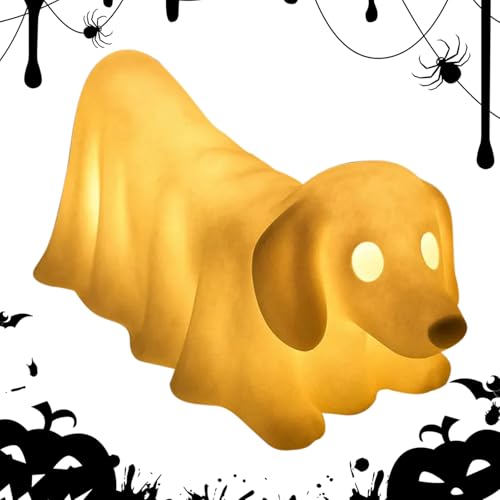 Lampe teckel fantôme Halloween mignonne pour chambre enfant