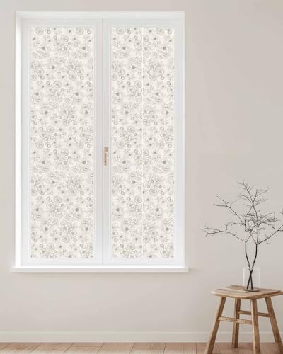Vinilo Decorativo para Ventana Gris 23.6"x78.7" miniatura 1