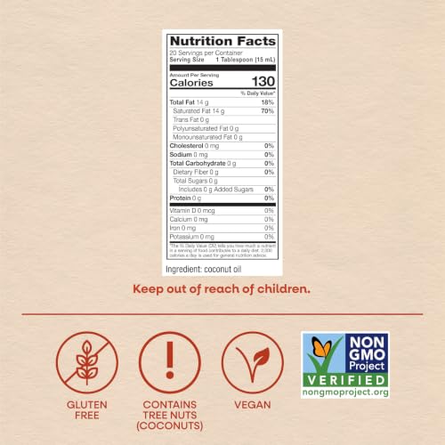 Nature's Way Liquid Coconut Oil, Oil for Cooking, Superior Flavor, 10 Fl Oz - image 6