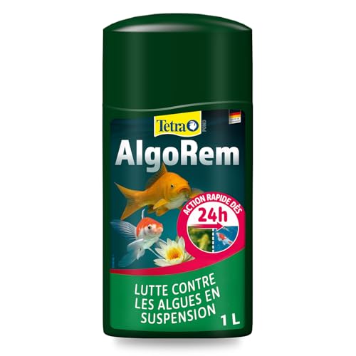 Tetra Pond AlgoRem – Traitement de l’Eau des Bassins de Jardin – Elimine l’eau verte et...