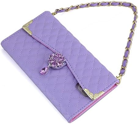 Evening Bag Clutch Handbag Purse Style With Card Holder Wallet PU Leather Sleeve Case for Samsung Galaxy S4 Mini I9190 (white)