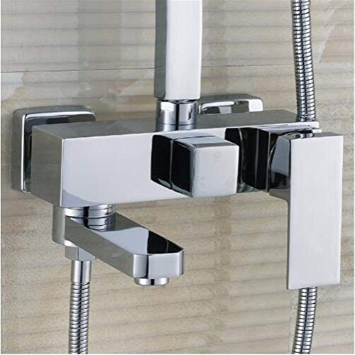 Ensemble de robinet de douche à effet pluie avec douchette ABS - 6