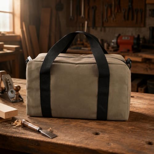 Werkzeugtasche,Werkzeugkasten Organizer, Schweres Werkzeug-Kit, Breite Mündung Werkzeugs Aufbewahrungstasche… – Ansicht 4