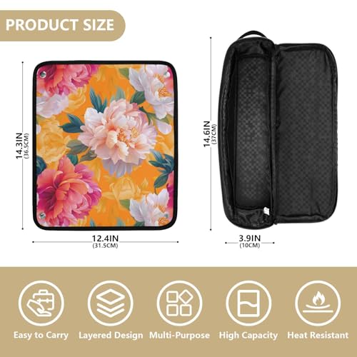 Bolso de viaje resistente al calor para herramientas de cabello miniatura 4