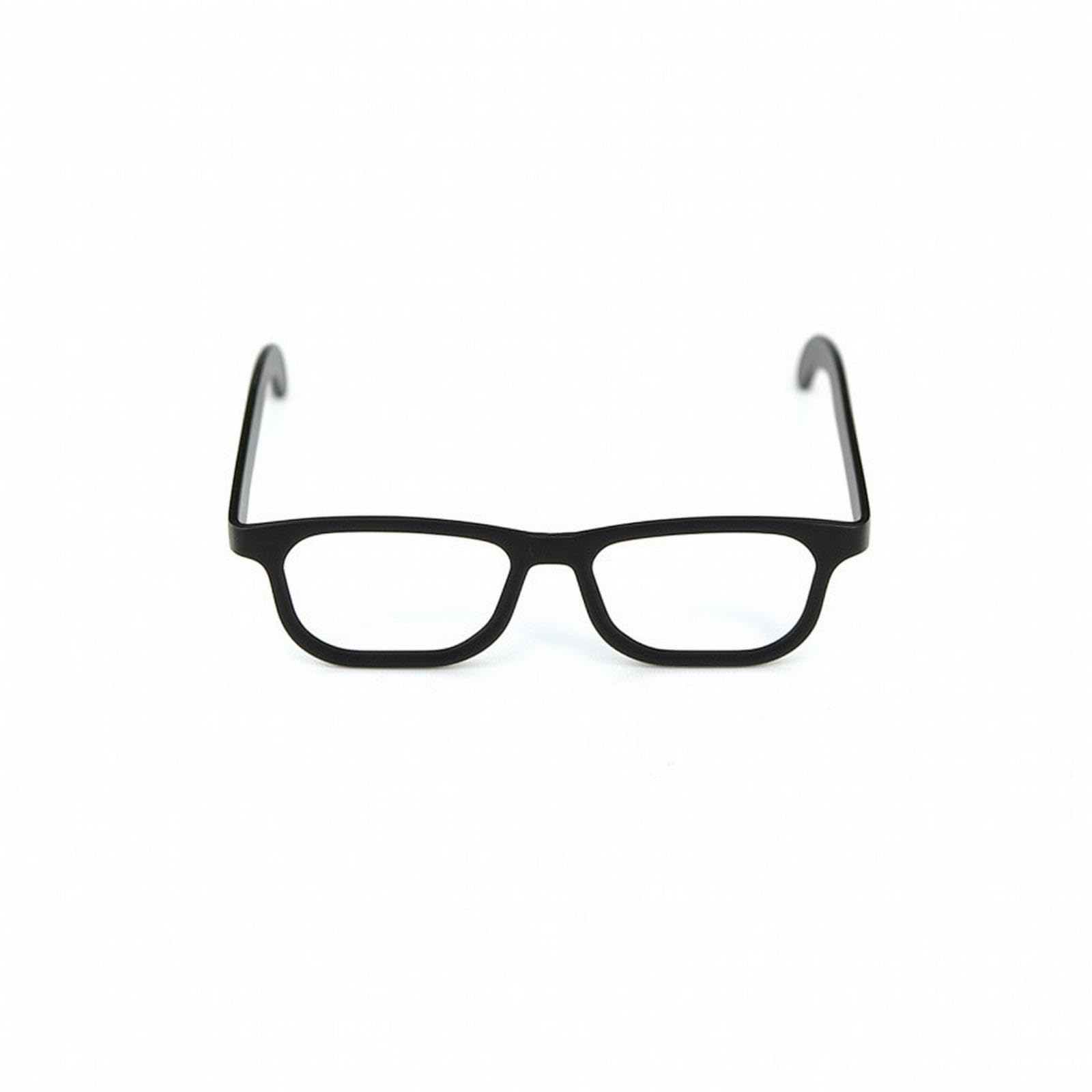 Doll Eyeglass Frame Matte Matte-Mini Metal Doll Glasses Rectangular Miniature Glasses for Hobbyists, Display Styling 1/4-1/6 Scale-image-20