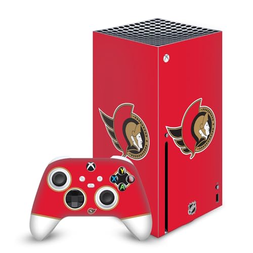 Autocollant NHL Ottawa Senators pour Xbox Series X skin console et manette Head Case Designs