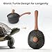 DEORS Bionic Turtle Design Nonstick Titanium Sauce Pan with Lid (2.8 qt), Non Toxic,PFAS & PFOA Free, Dishwasher Safe, Compatible with All Stovetops, Durable Cookware for Home Cooking