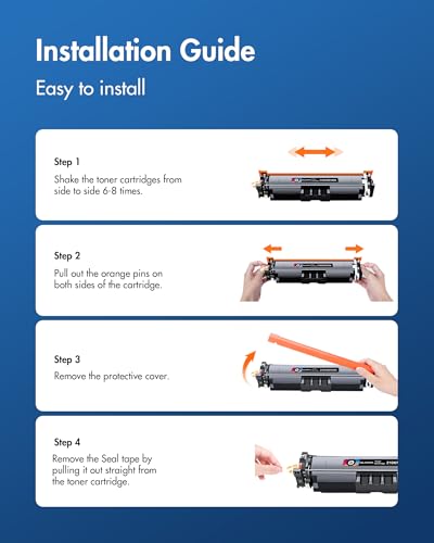 Image of 210X Toner Cartridges High Yield Replacement Compatible for 210 210A (4 Pack)