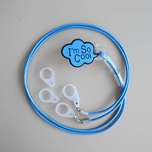 BTE Hearing Aids Clip Safty Protection Accessory + Replaceable Silicone Loop (I'm so Cool)