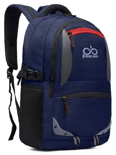 PRIME BAGS 33L Large Traveling Backpack With 5 Compartments 2 Water Holder Pocket Water Resistant Backpack For Men & Women - Image 2