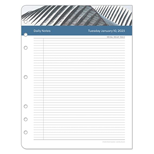 Franklincovey - Leadership Two Page Per Day Ring-Bound Planner (Monarch, Jan 2023 - Dec 2023) #TOP3