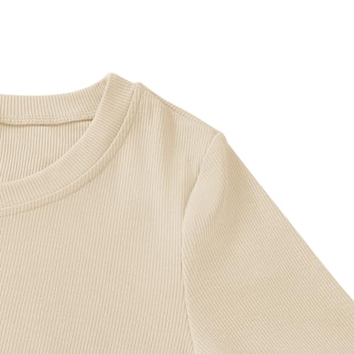 Chulianyouhuo Women's Crew Neck Ribbed Fitted T Shirt Short Sleeve Slim Casual Basic Summer Tops Tees2