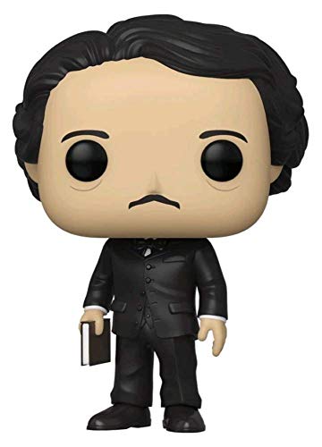 Funko Pop! Icons Edgar Allan Poe With Book 2019 Nycc Shared Sticker Exclusive