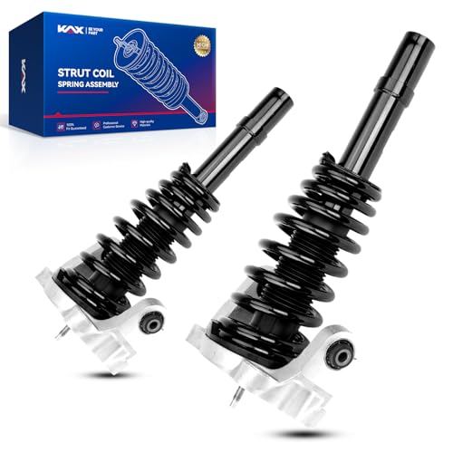 KAX Front Struts Fit for Chrysler Sebring Dodge Stratus 1999 2000 2001 2002 2003 2004 2005 2006, Cirrus Plymouth Breeze 1999 2000, Complete Suspension Struts with Coil Spring Assemblies Set of 2