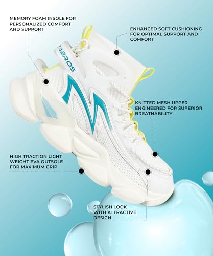 Image of ABROS YAMA-O Chunky Sole High-Top Sneakers for Mens