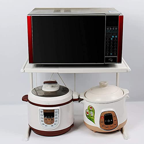 Support de four à micro-ondes extensible avec capacité de charge de 30 kg - 7